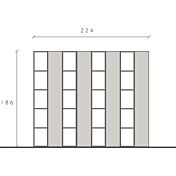 specifiche parete libreria
