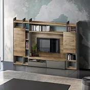 parete in legno moderna