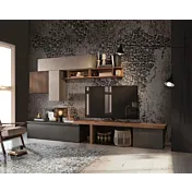 parete moderna a terra cannettata