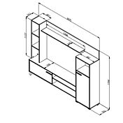 misure parete scheda tecnica