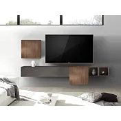 parete moderna bronzo