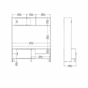 parete attrezzata in promo