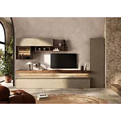 parete con pensile vetro