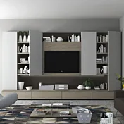 parete spatolato bianco