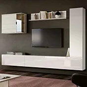 parete sospesa bianca