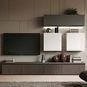 parete cannettato grigio