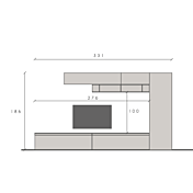schema misure parete 