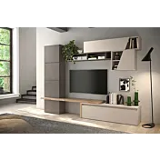 parete a terra con ante tagliate