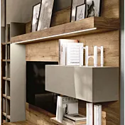 parete con led a terra