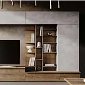 parete con base a terra rovere