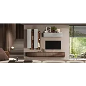 parete in legno cannettato