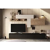 parete moderna legno chiaro