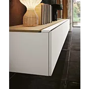 parete attrezzata bianca sospesa 