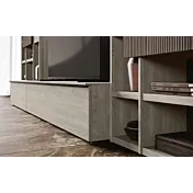 parete attrezzata cannettata moderna