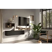 parete sospesa colorata