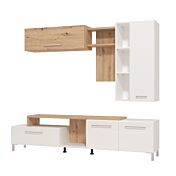 parete contemporanea bianca