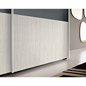 Armadio 2 ante scorrevoli, Petrolio e Bianco Altea