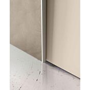 Armadio scorrevole a 3 ante, Noce Moro, Argilla e Orzo