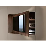 armadio moderno color visone