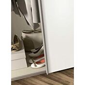 Armadio scorrevole con specchi bicolore