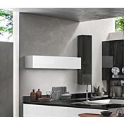 Pensile per cucina sospeso, Antracite lucido