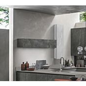 Pensile per cucina sospeso, Grigio artico