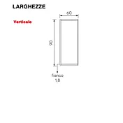pensile verticale oro