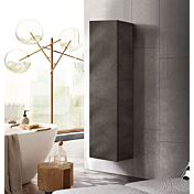 Colonna da bagno sospesa, finitura Piombo