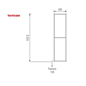 pensile verticale 140