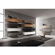 Elemento orizzontale ribalta/vasistas sospeso L.138 cm, disponibile in diverse finiture