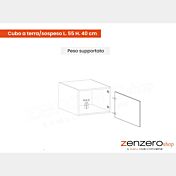 pensile cubo a terra