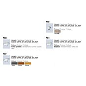 Letto matrimoniale King size, 180x200, noce moro con inserto grigio seta 