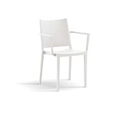 Poltrona da giardino in polipropilene, colore bianco