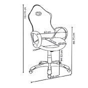 scheda tecnica Poltrona da ufficio direzionale