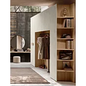 armadio a ponte con libreria