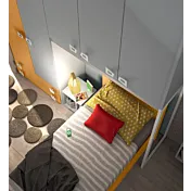 letto papaya singolo