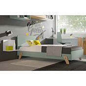 ACQUISTA ANCHE TU Letto una piazza e mezza POP 03, finitura Blu Avio