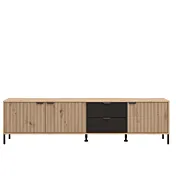 porta tv effetto cannettato