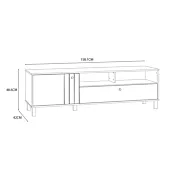 mobile tv sabbia con anta