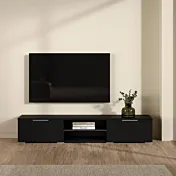 Porta Tv nero opaco molto moderno e originale 