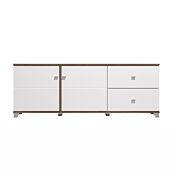 porta tv con cassetti e ante bianco