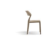 Sedia da giardino geometrica, colore Bianco