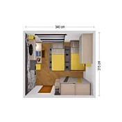 progettazione cameretta bambino