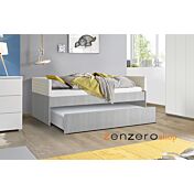 Armadio a ponte a 6 ante battenti bianco opaco e blu