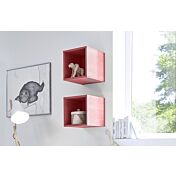 Vano a giorno appeso color Rosso