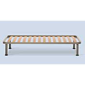 Rete a doghe in legno singola, con o senza piedini