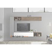 Mobile Ribalta, Vasistas di design, Bianco Lucido