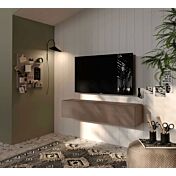 Pensile 138x30x29 h cm,  Bronzo, collezione Logica