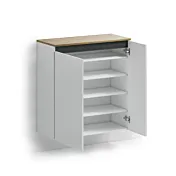 scarpiera bianco lucido 