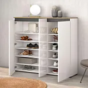 scarpiera con 10 ripiani